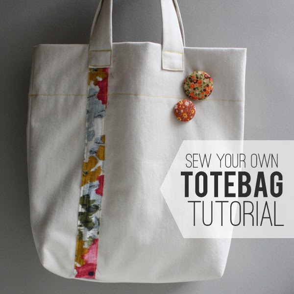 sew your own tote bag tutorial