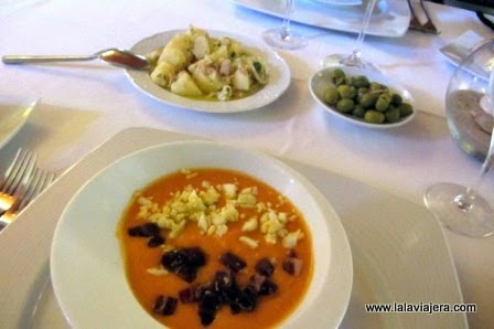 Menú degustación en el Restaurante Trafalgar de Jerez