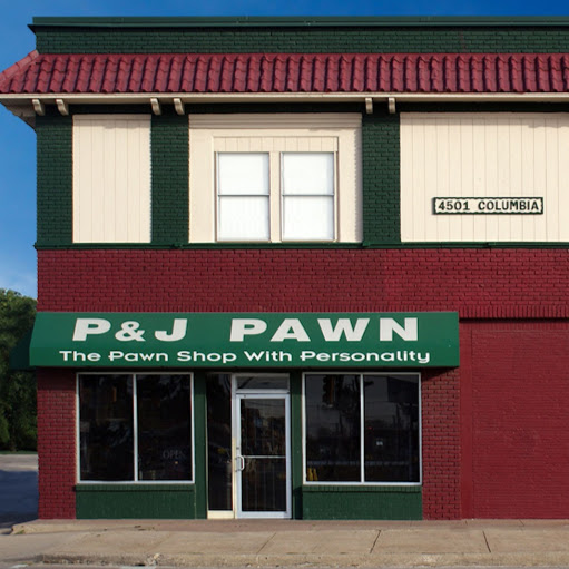 P & J Pawn logo