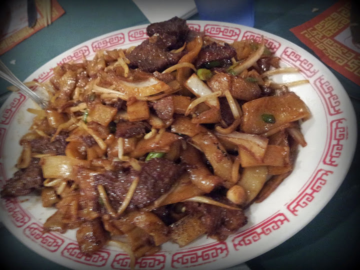 beef with fun noodles. From Foodie Finds: Authentic Chinese at Milwaukee's Fortune Restaurant
