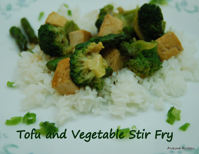 Simply Tofu And Vegetable Stir Fry With Ginger