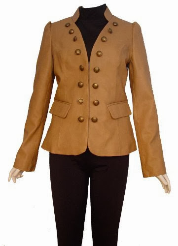 Paccilo PLUS SIZE Women 4104 Multi Button Flapped Edge to Edge Blazer