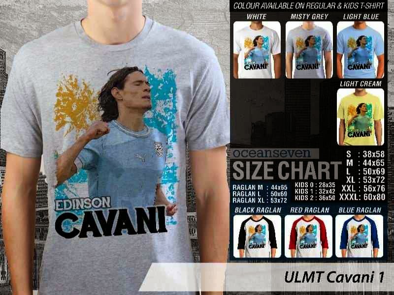 Kaos bola Cavani 1 piala dunia