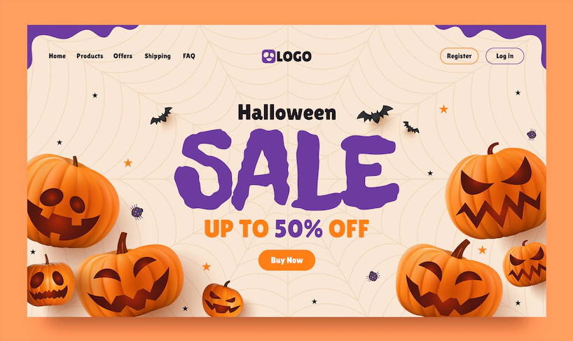 Halloween Marketing Ideas - web design