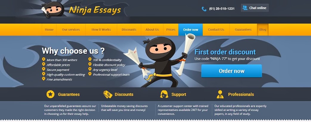 Custom writing NinjaEssays