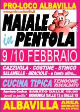 Maiale in Pentola 9 e 10 Febbraio Albavilla (Co) Maiale in Pentola 9 e 10 Febbraio Albavilla (Co)