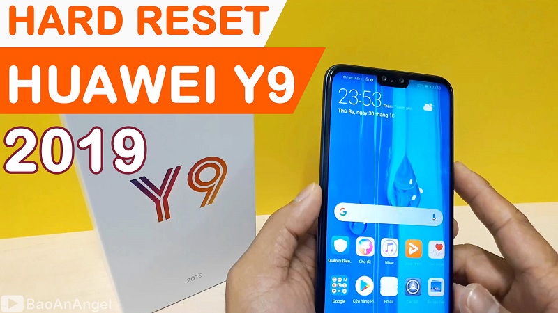 Hướng dẫn Hard Reset Huawei Y9 2019 - AllFreeVn