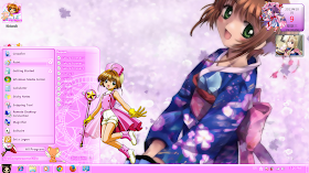 Cardcaptor Sakura Clear Card Arc Windows Theme - ThemeBeta