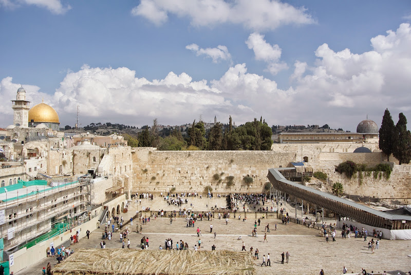 Jérusalem Mur des lamentations, jour 1