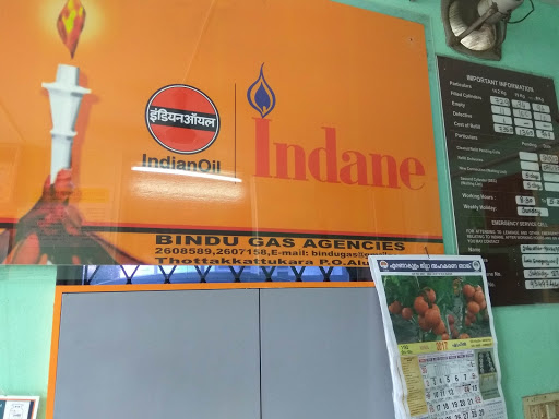 Indane - Bindhu Gas Agencies, III/227, Old Desam Road, Thottakkattukara, Kochi, Kerala 683108, India, Gas_Agency, state KL