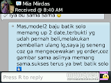 Testimoni review pembeli toko solo-batik