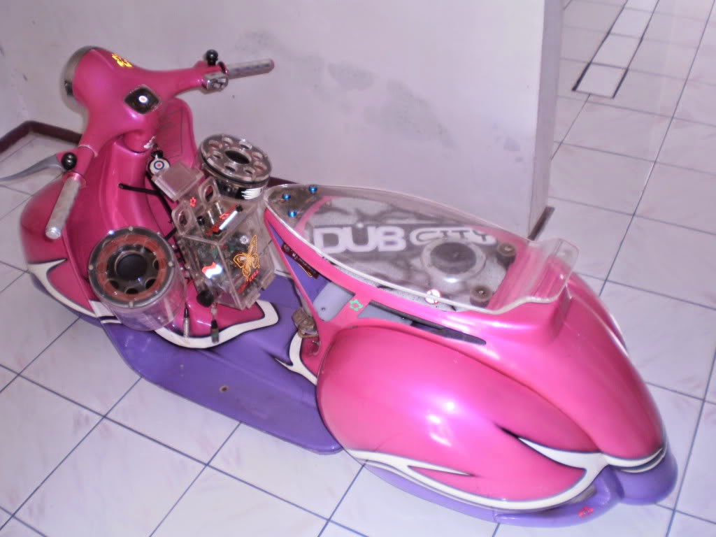 Modifikasi Scoopy Gaya Retro