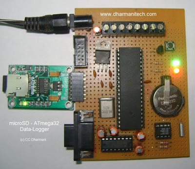 Data Logger with MicroSD card