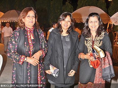 Guests during the staging of the play 'Murder', held in Lucknow. 
