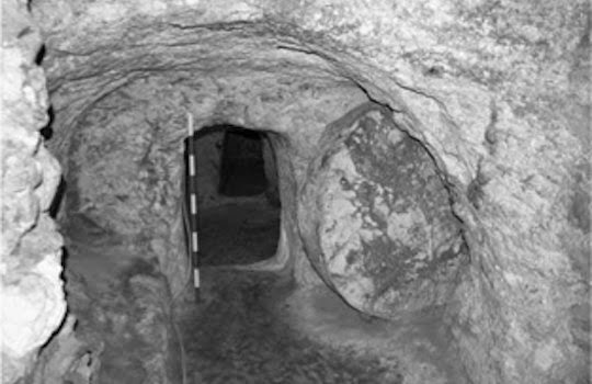 Excavated tomb in Nazareth