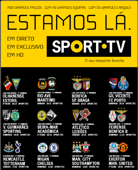 RTP, SIC e TVI desistem dos jogos da I Liga, Futebol