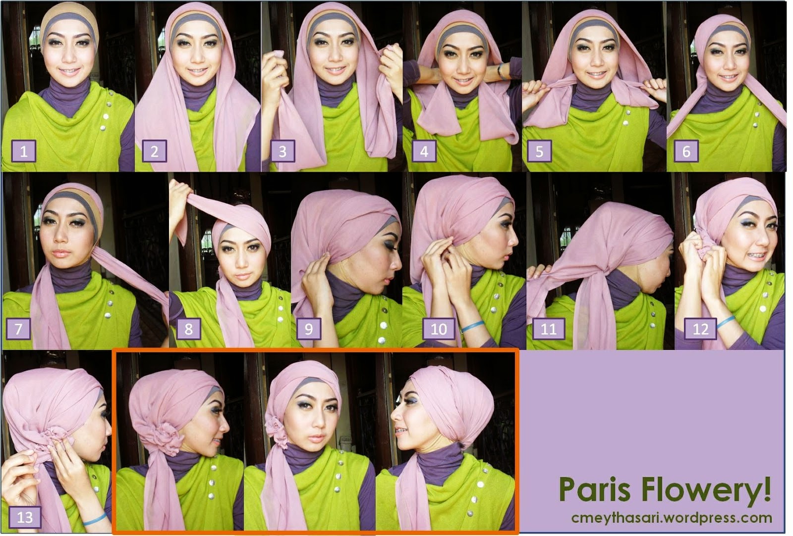 30 Gambarnya Tutorial Hijab Wisuda Smp Terupdate Tutorial Hijab