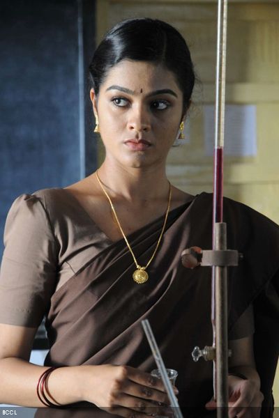 Gayathri in a still from the Tamil movie 'Rummy'.