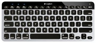 Logitech Bluetooth Easy-Switch K811 Keyboard for Mac, iPad, iPhone - Silver/Black (920-004161)