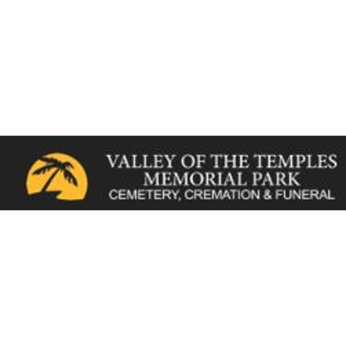 Valley of the Temples Memorial Park, Cemetery, Cremation, Funeral logo