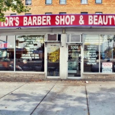 Victor's Barber Shop & Beauty Salon logo