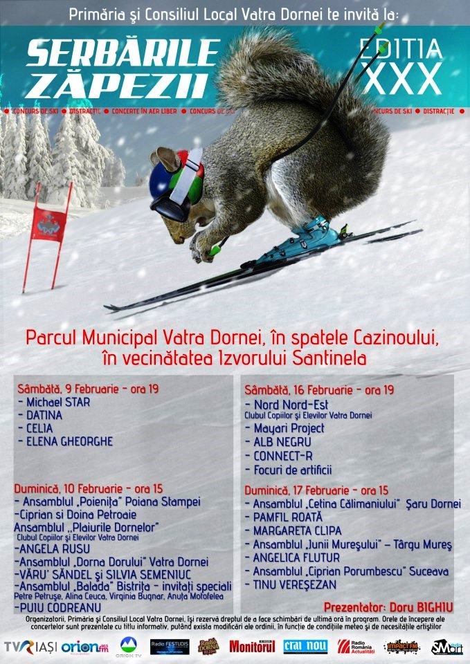 SERBARILE ZAPEZII VATRA DORNEI 2013 - Vezi programul evenimentului !