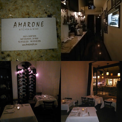 Italian Restaurant «Amarone Kitchen & Wine», reviews and photos, 8868 Sunset Blvd, West Hollywood, CA 90069, USA