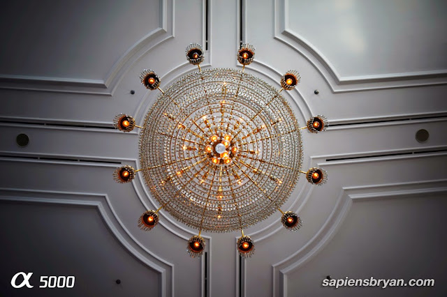 Snapping a chandeliers from below under low light