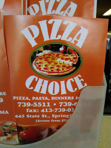 Pizza Restaurant «Pizza Choice», reviews and photos, 445 State St, Springfield, MA 01105, USA