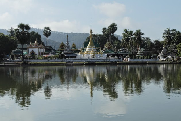 The Myanmar style Wat Chong Klang of Mae Hong Son, Thailand