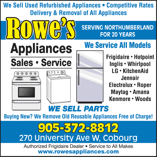 Rowes Appliances Sales and Service logo