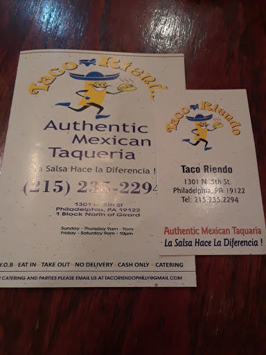 Restaurant «Taco Riendo Restaurant», reviews and photos, 1301 N 5th St, Philadelphia, PA 19122, USA