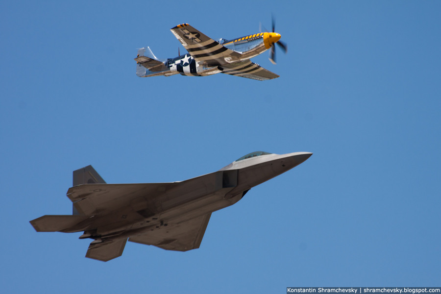 USA Air Force F-22 Raptor 5th Generation Fighter Andrews AFB США ВВС Ф-22 Раптор Истребитель пятого 5 поколения