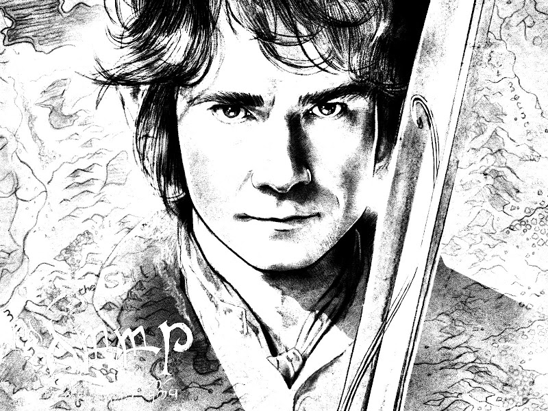 The hobbit coloring pages