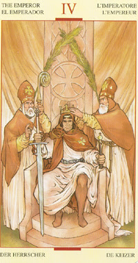 Таро Святого Грааля  (Holy Grail Tarot). Галерея 04-Major-Emperor