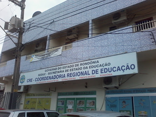 Coordenadoria Regional de Educação de Pimenta Bueno - RO, Av. Pres. Kennedy, 552 - Pioneiros, Pimenta Bueno - RO, 76970-000, Brasil, Entidade_Pública, estado Rondônia