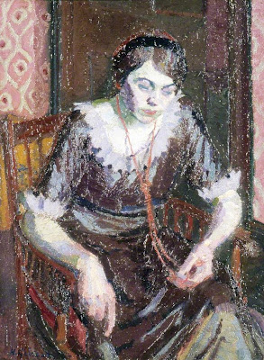 Harold Gilman - The Coral Necklace
