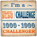 I’m a 1000-1000 Travel Blog Challenger