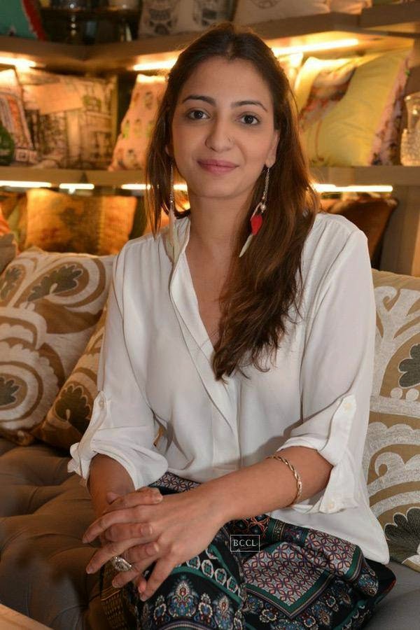 Anjori Alagh during the preview of Flower Power Collection, held at The White Window store, in Mumbai, on July 31, 2014. (Pic: Viral Bhayani)
