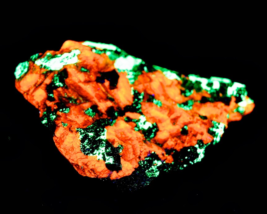 Colección de Minerales Fluorescentes Willemite%252C+Calcite.%252CUVC