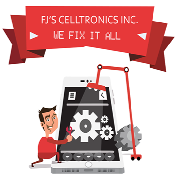 FJ's Celltronics Inc. logo