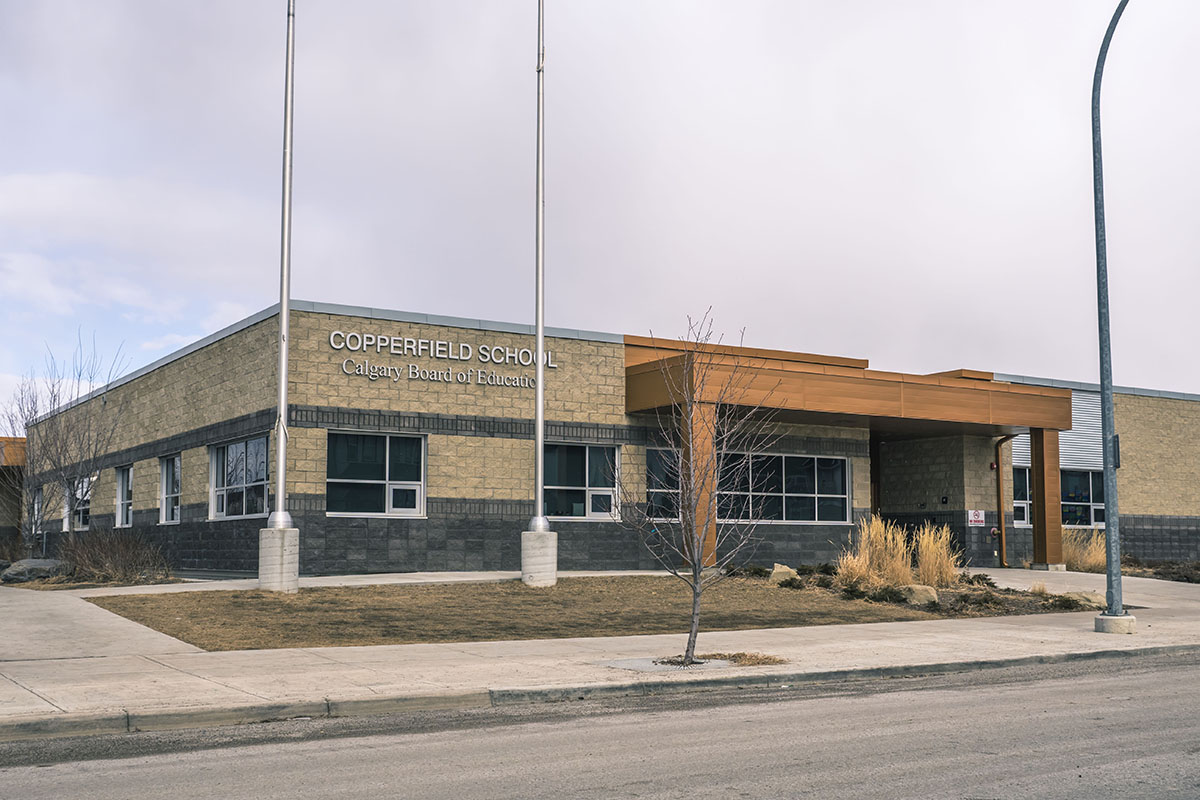 photo of Copperfield School in Calary, Alberta