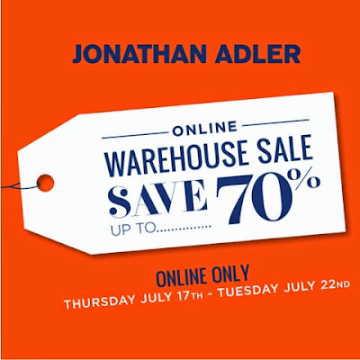 Last Day! Jonathan Adler Warehouse Sale