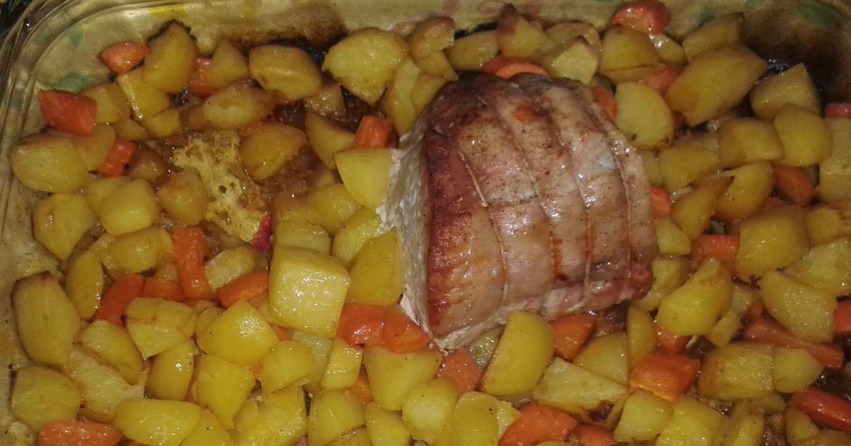 La cuisine de Jaja: Rôti de porc aux pommes de terre et carottes fondantes