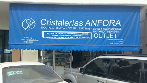 Cristalerias Anfora, Boulevard Rosales SN, Centro, 81200 Los Mochis, Sin., México, Tienda de porcelana | SIN