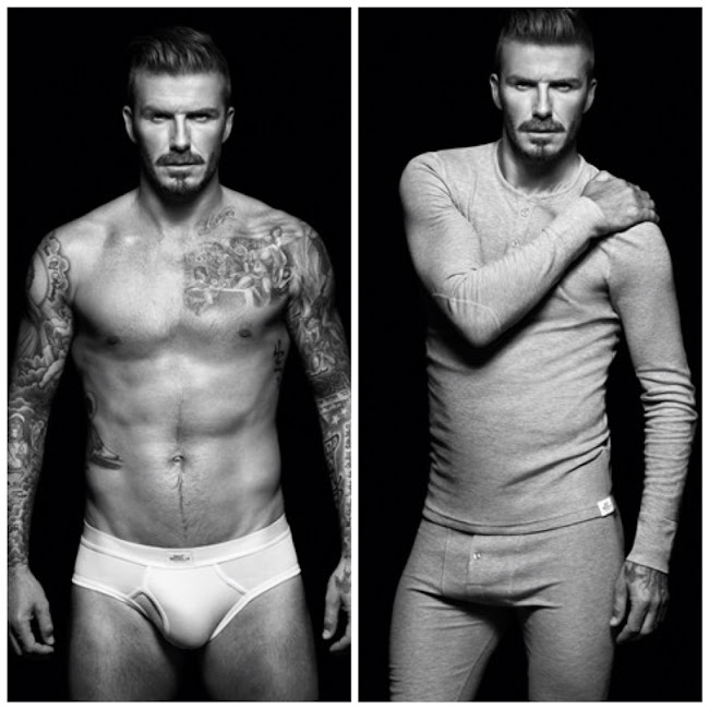 David Beckham Shows Off Harper Tattoo In Shirtless Ad Campaign