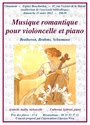 Affiche du concert "Musique romantique pour violoncelle et piano"