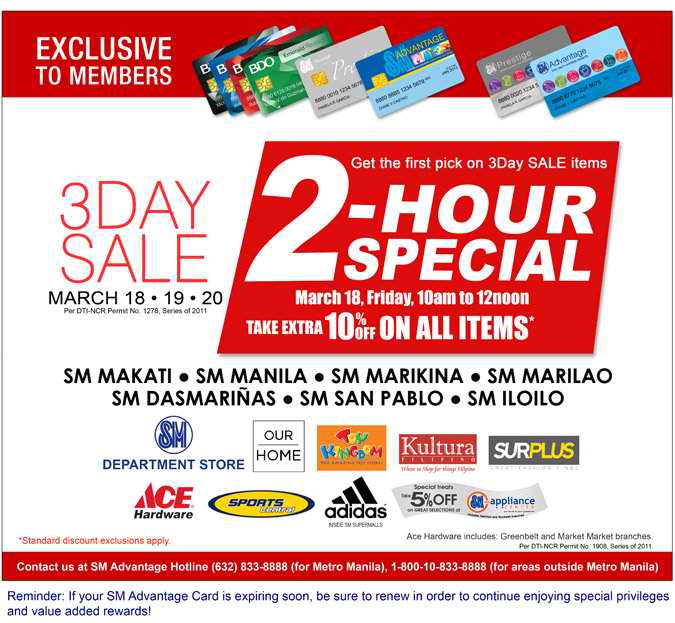 Manila Shopper SM Makati, SM Marikina, SM Manila, SM Marilao, SM Dasma