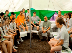 фото Глава Твери Владимир Бабичев встретился с тверскими участниками молодежного лагеря «Селигер - 2011»