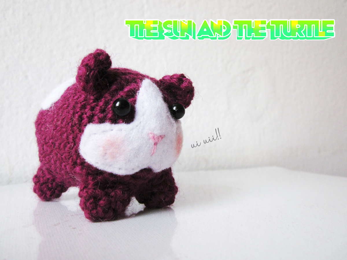 Amigurumi Guinea Pig by the sun and the turtle